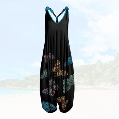 Stylish Women’s Loose Summer Jumpsuit