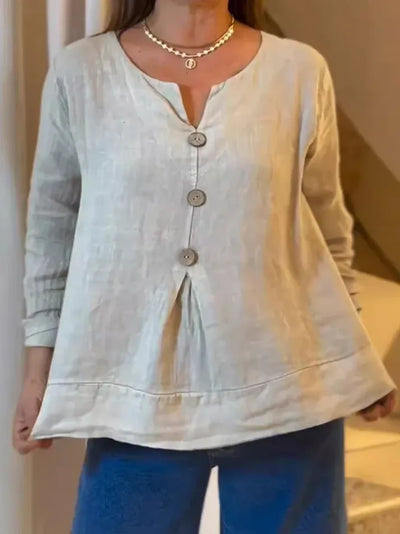 Tailored Casual Top with a Clean Look