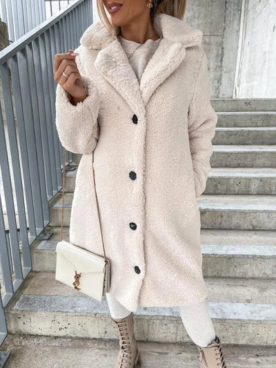 Cozy Women's Longline Wool Coat