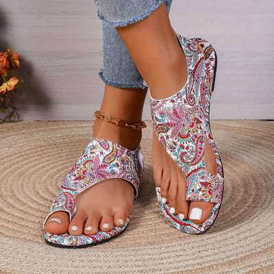 Vintage-Inspired Boho Beach Sandals