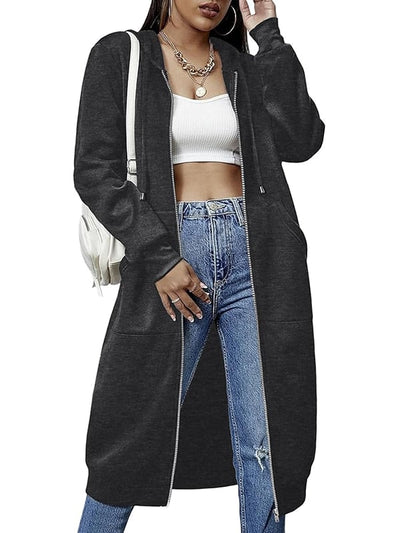 Nayvah - Long Sleeve Hoodie With Zip Up