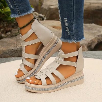Slip-On Wedge Sandals for Women