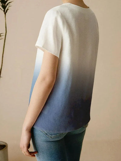 Women's Ombre Casual Top