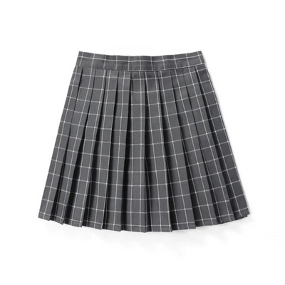 Pleated Check Skirt for Women