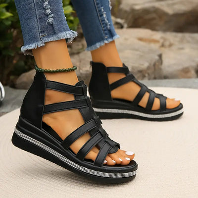 Slip-On Wedge Sandals for Women