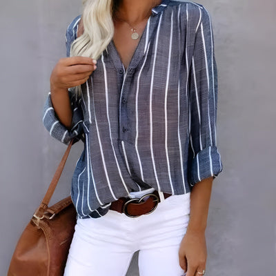 Everyday Wear Striped Button Shirt