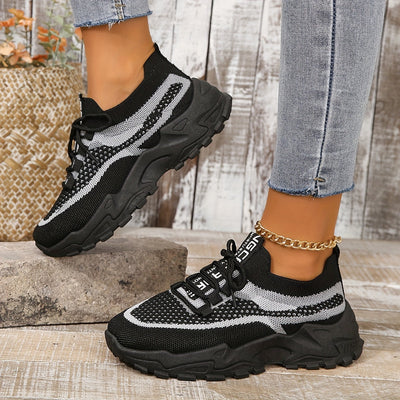 Amanda Stylish Mesh Sneakers with Flexible Fit
