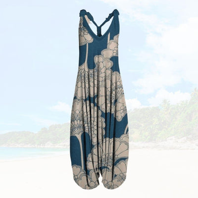 Stylish Women’s Loose Summer Jumpsuit