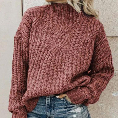 Cozy Twist Cable Knit Sweater