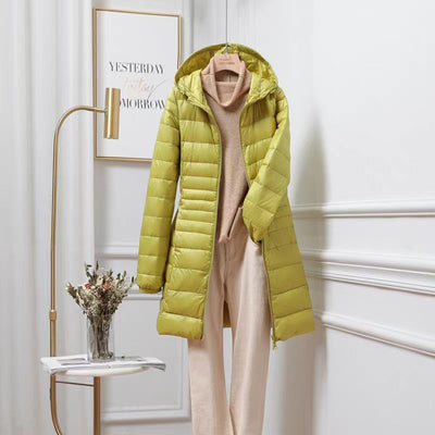 Full-Length Warm Down Puffer Coat