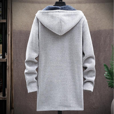 Stylish Hooded Zipper Fleece Jacket