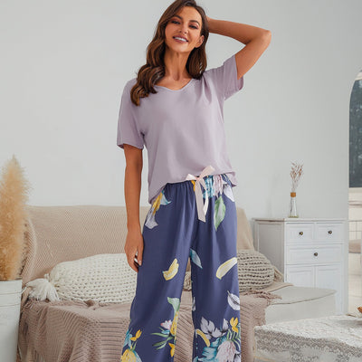 Summer Cotton Crepe Loungewear Set