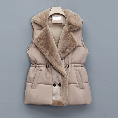 Sleek Quilted Down Puffer Jacket