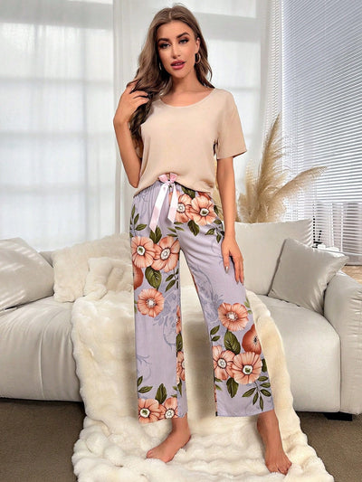 Summer Cotton Crepe Loungewear Set