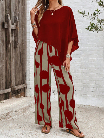 Lightweight Long Pants Set For Summer