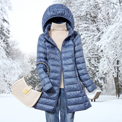Full-Length Warm Down Puffer Coat