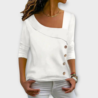 Chic Longline Top – Drapey Silhouette with Relaxed Fit for Effortless Day-to-Night Styling