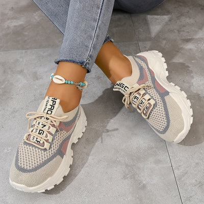 Amanda Stylish Mesh Sneakers with Flexible Fit