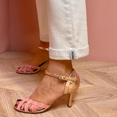 High Heeled Open Toe Sandals