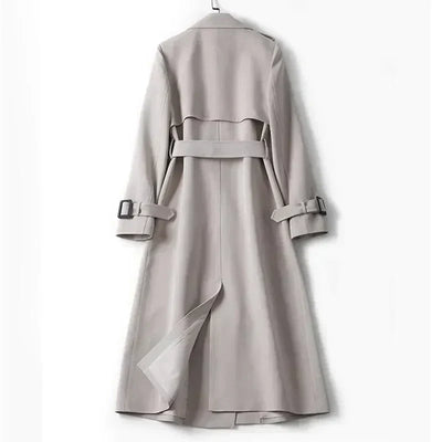 Longline Trench Coat for Women