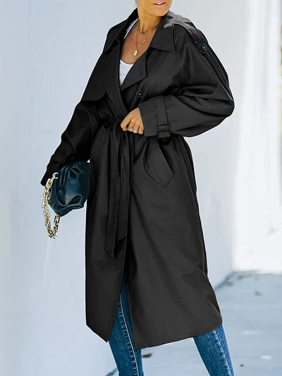 Women's Double-Breasted Trench Coat