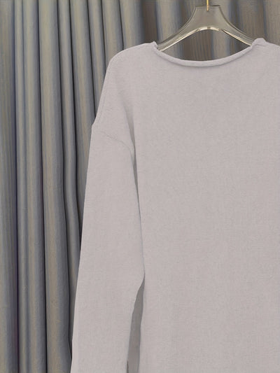 Women’s Plus Size V-Neck Knit Sweater