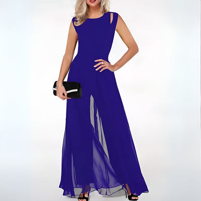 Summer Sleeveless Jumpsuit with Wide Legs for Women