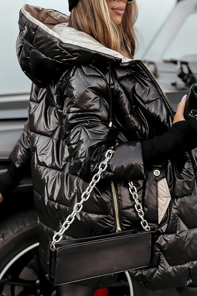 Cozy Padded Hooded Winter Coat