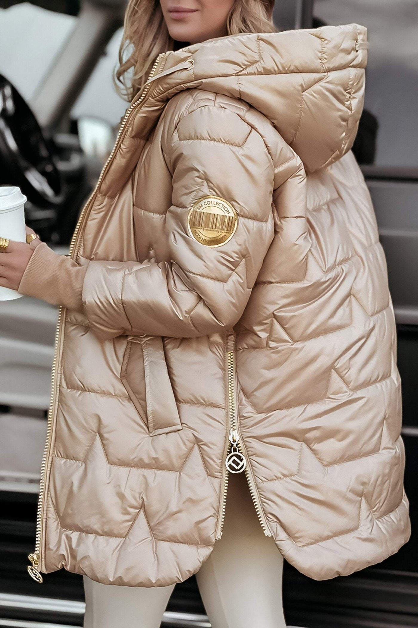 Cozy Padded Hooded Winter Coat