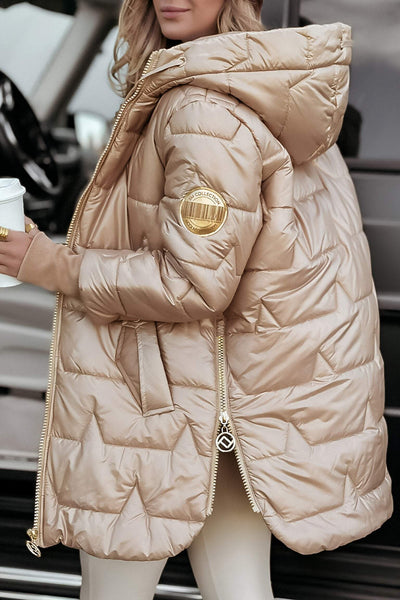 Cozy Padded Hooded Winter Coat