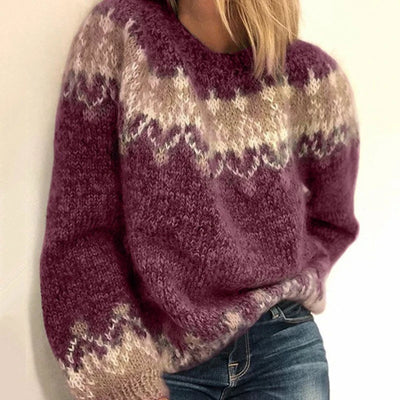 Arctic Knitted Jumper – Cozy Women's Winter Sweater